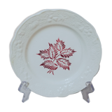 Dessert plate Digoin Sarreguemines model "Salomé"