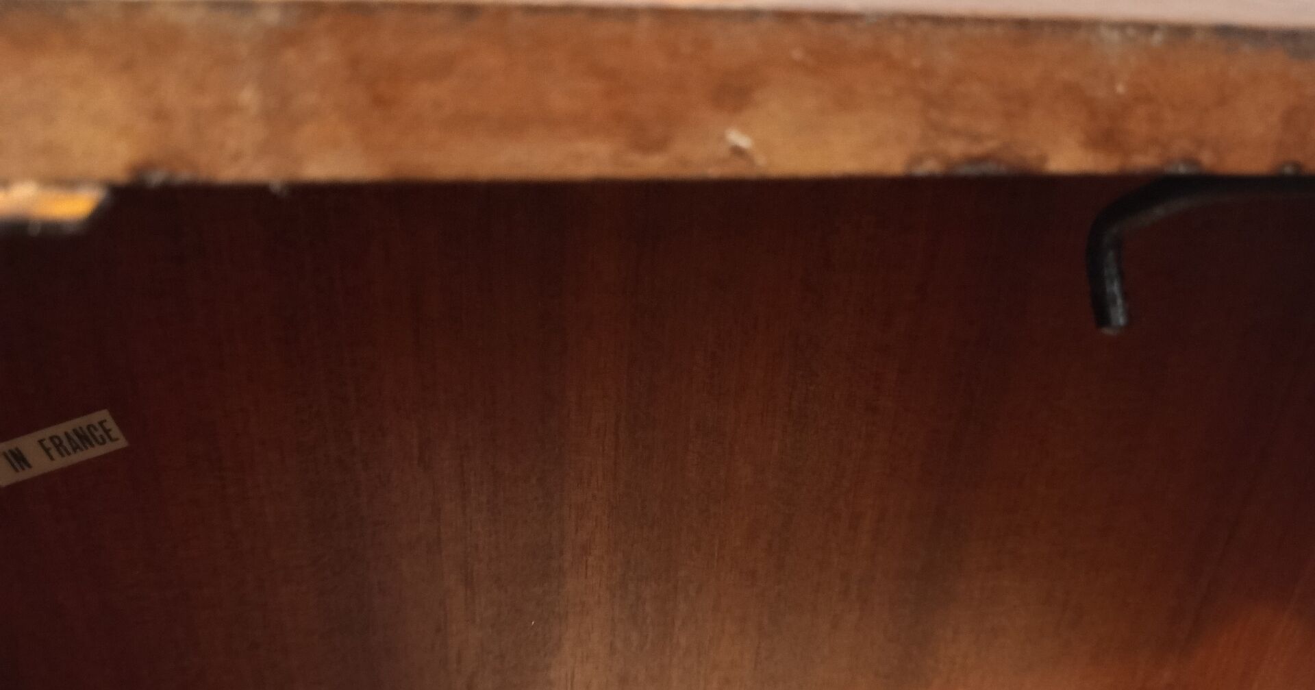 Antique sewing machine cabinet