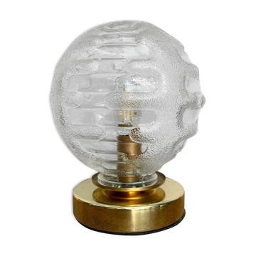 Vintage glass globe lamp