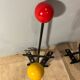 Paire de porte manteaux boules Spoutnik