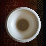 Medici vase in white earthenware Gien 1960s