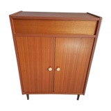 Vintage Shoe cabinet with storage locker on top