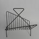 Metal magazine rack, newspaper rack, 1950s