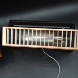 Pair of metal and brass bedside wall lights by Paul Neuhaus, Germany, 1950s Bauhaus