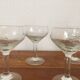 Antique glass service.