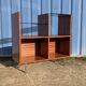 Meuble rangement Hi-Fi vinyles moderniste vintage 1960