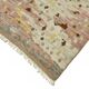Handwoven Turkish Rustic 195 cm x 294 cm Beige Wool Carpet