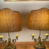 Pair of desk lamps