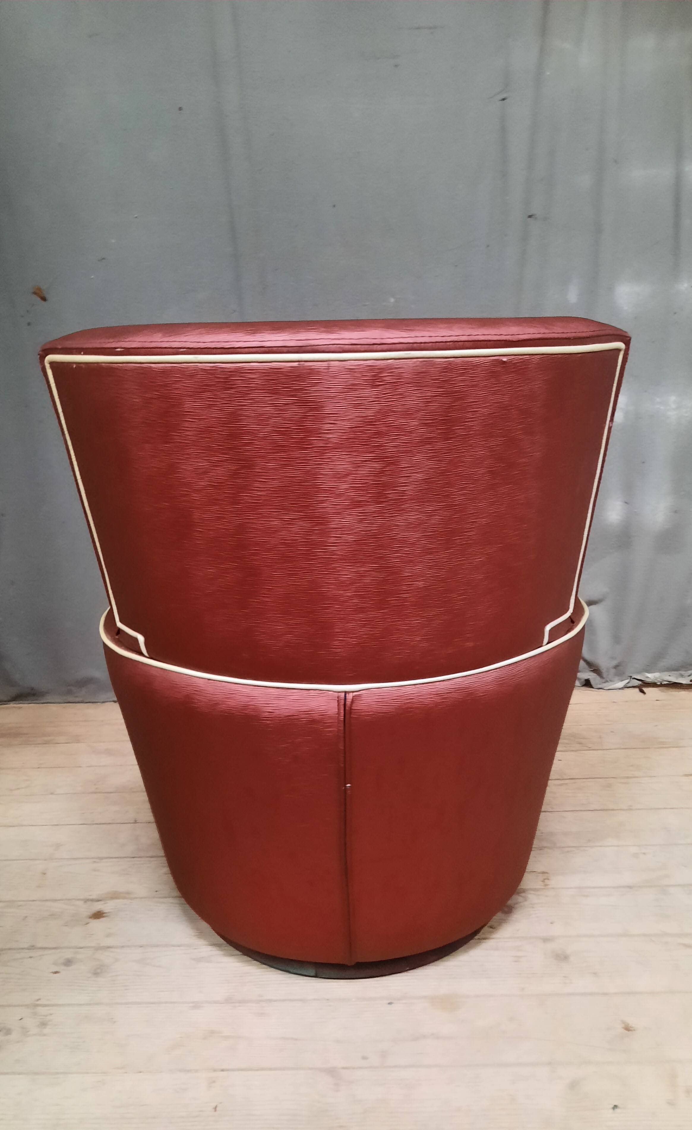 Vintage red armchair
