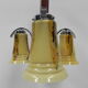 Art deco hanging lamp in glass