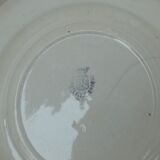 Set of 2 flat plates campanula pattern
