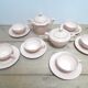 Coffee set in ceramic digoin sarreguemine