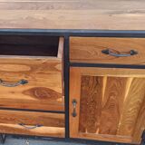 Wood and metal sideboard