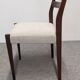 Série de 4 chaises de style scandinave en teck, France vers 1970