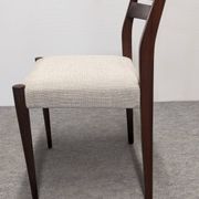 Set of 4 Scandinavian style teak chairs, France circa 1970.