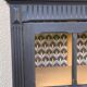 Parisian wardrobe black glass