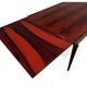 Table extensible palissandre vintage scandinave 1960