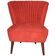 Purple cocktail chair in beech, 1960s, Mid-Century style, fluted backrest, comfortable seat.