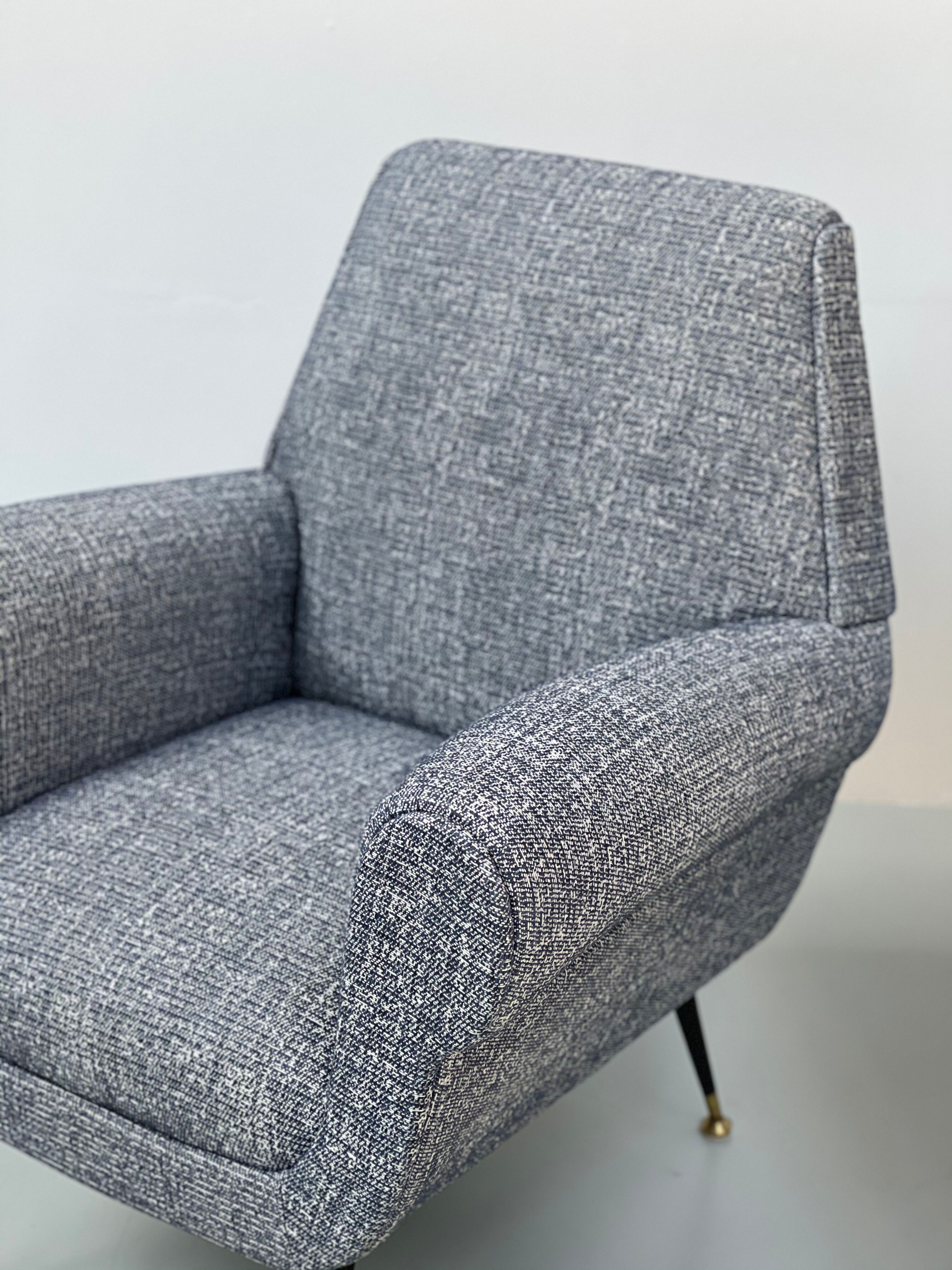 Pair of armchairs by Gigi Radice for Minotti