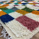 Handcrafted moroccan berber rug 213 x 160 cm
