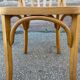 American office style armchair Viennese curved wood FISCHEL THONET 1950