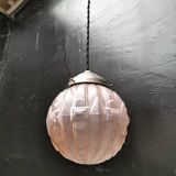 Art Deco glass suspension
