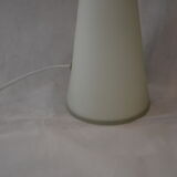 White frosted glass lamp