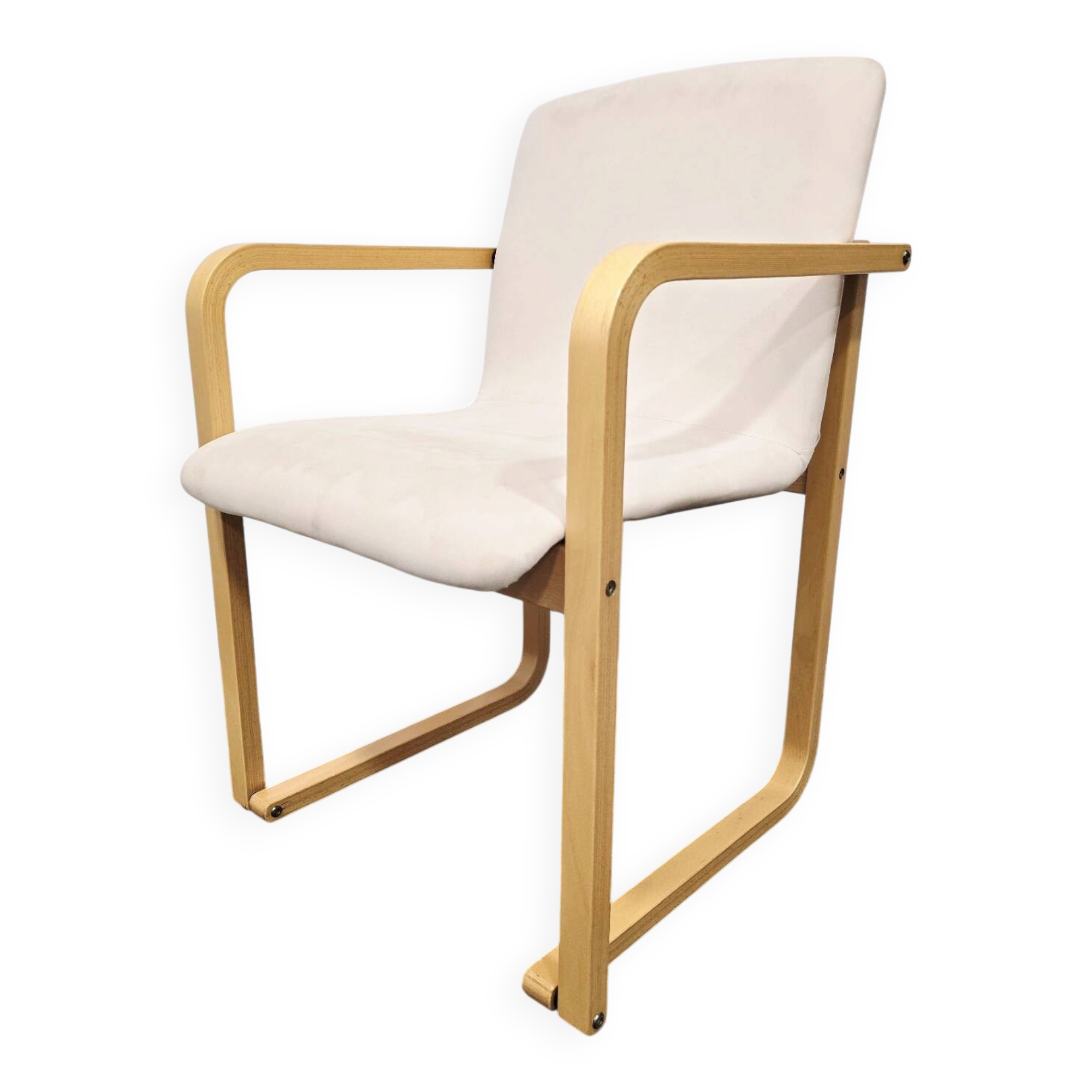 Fauteuil par Branko Uršič en bois cintré