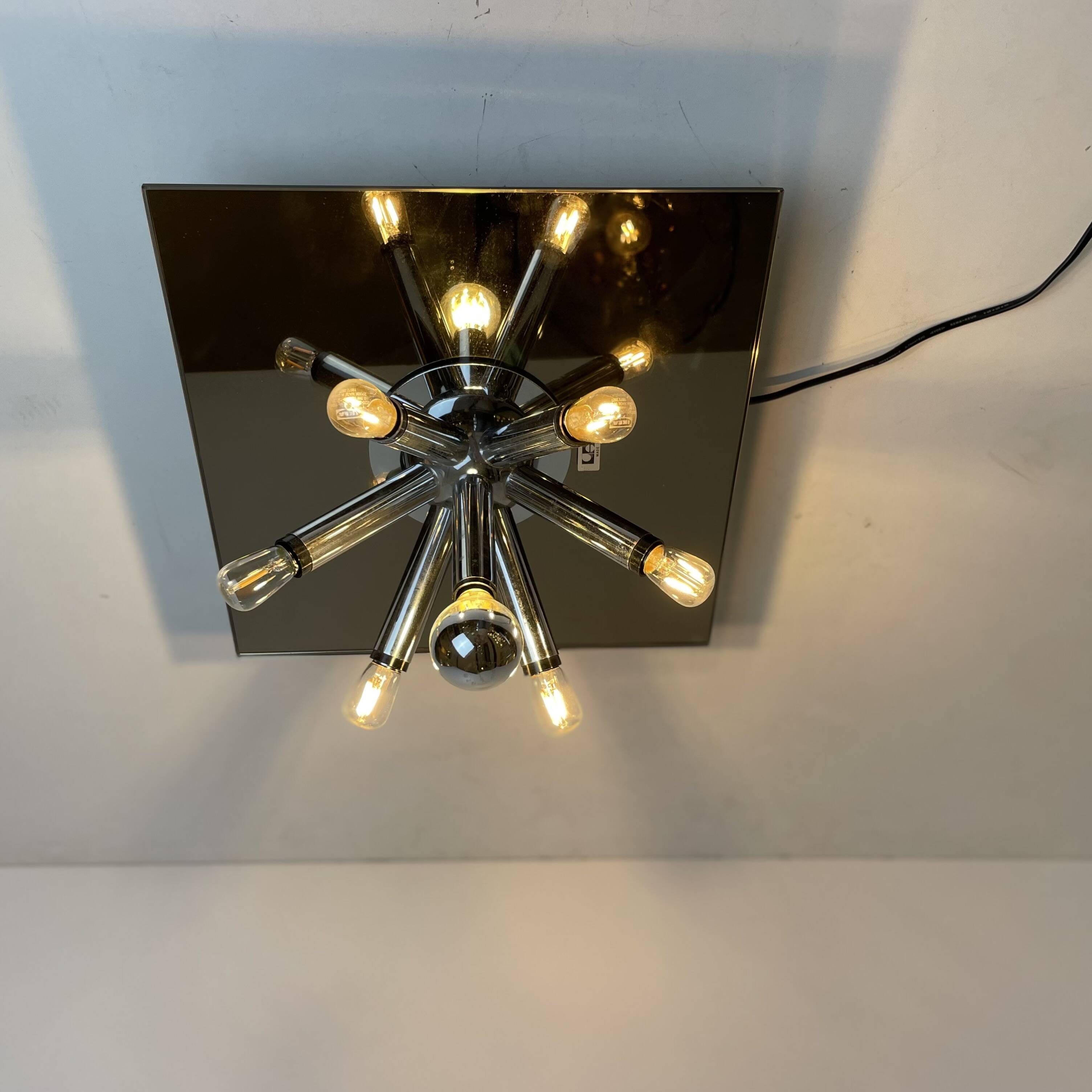 Lampe murale ou plafonnier pour salle de bain par Bath Firenze, années 1970