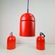 Vintage Uni Pendant Lamps by Vagn Dyring for Nordisk Solar, 1970s, Set of 3