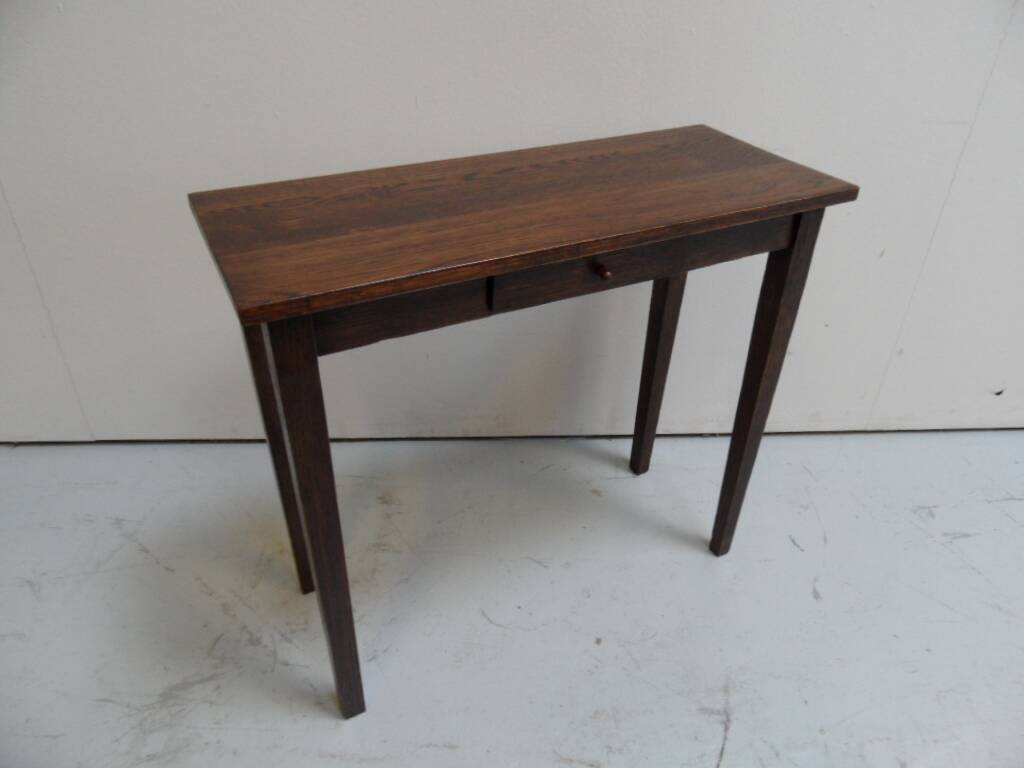 Antique oak sidetable