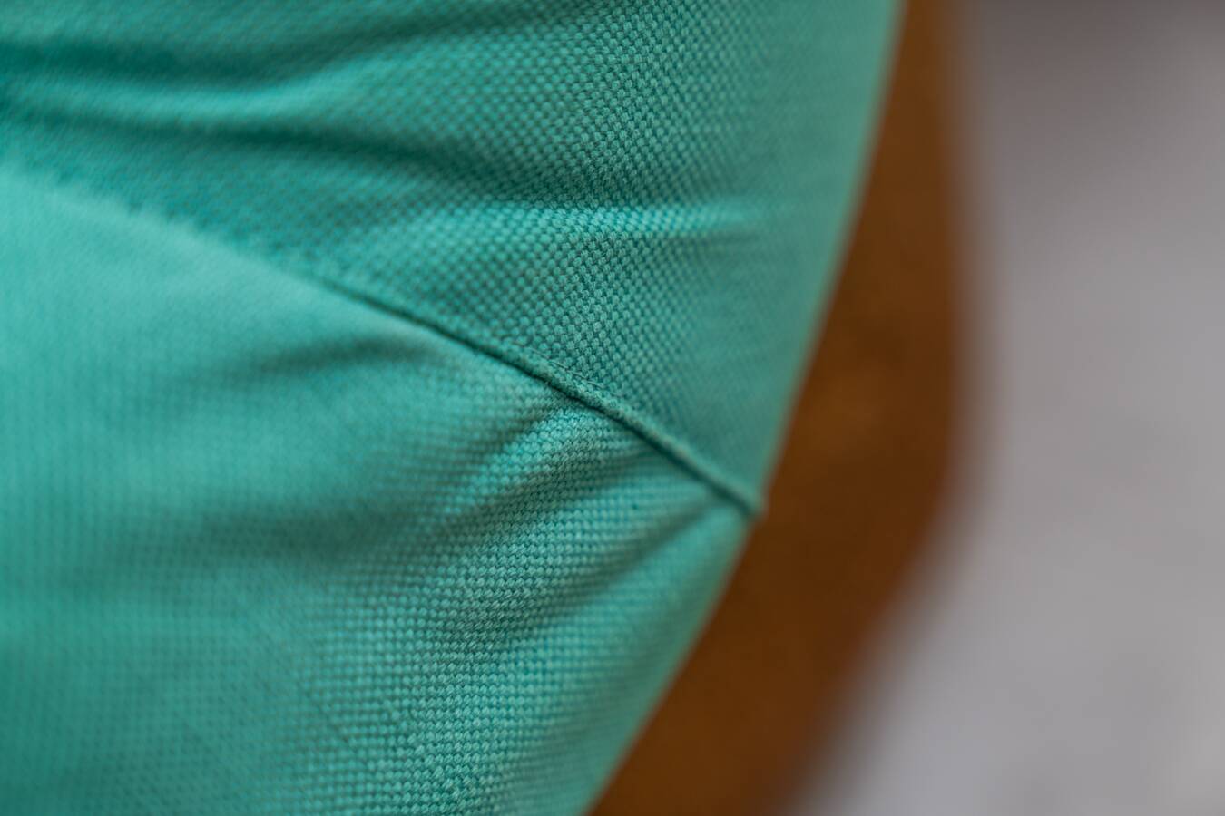 Set of two Lev & Lev armchairs in fabric, removable covers, with fiberglass structure, year