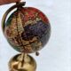 Mappemonde laiton rétro