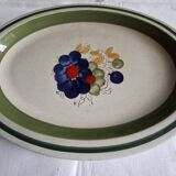 Large oval ceramic platter