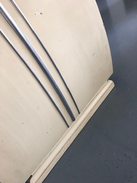 Vintage 50s baby cot