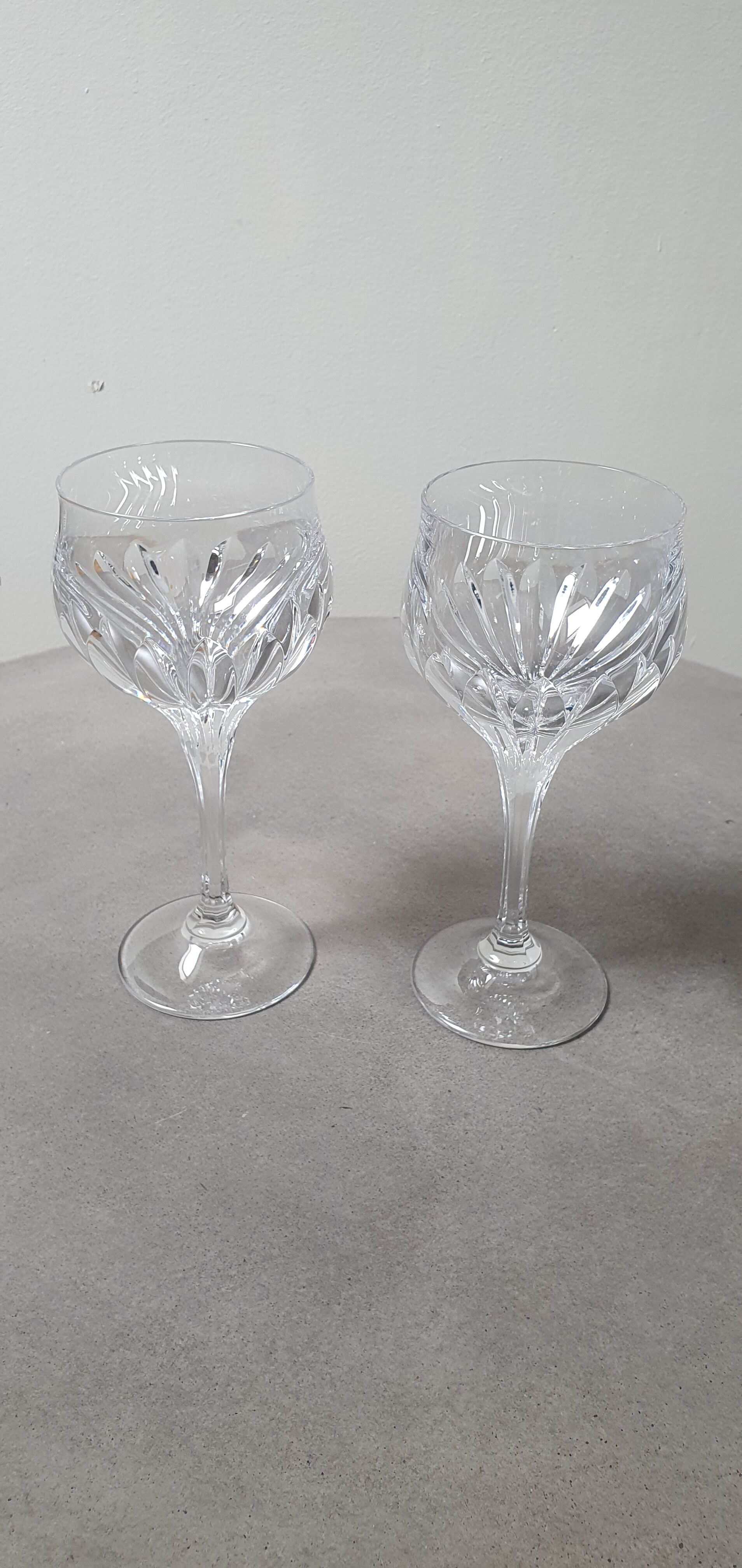 Verres en cristal
