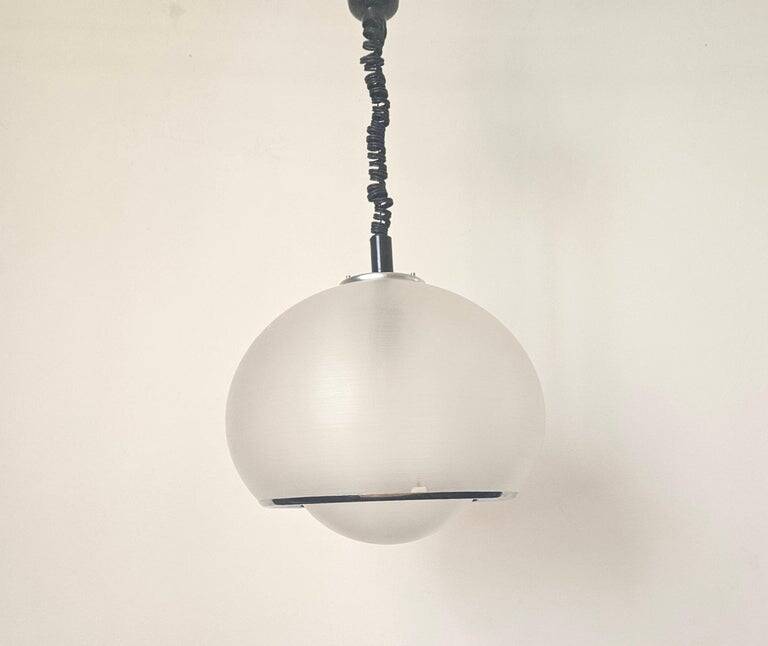 Rare Midcentury Pendant Meblo, Harvey Guzzini, Italy, 1970s