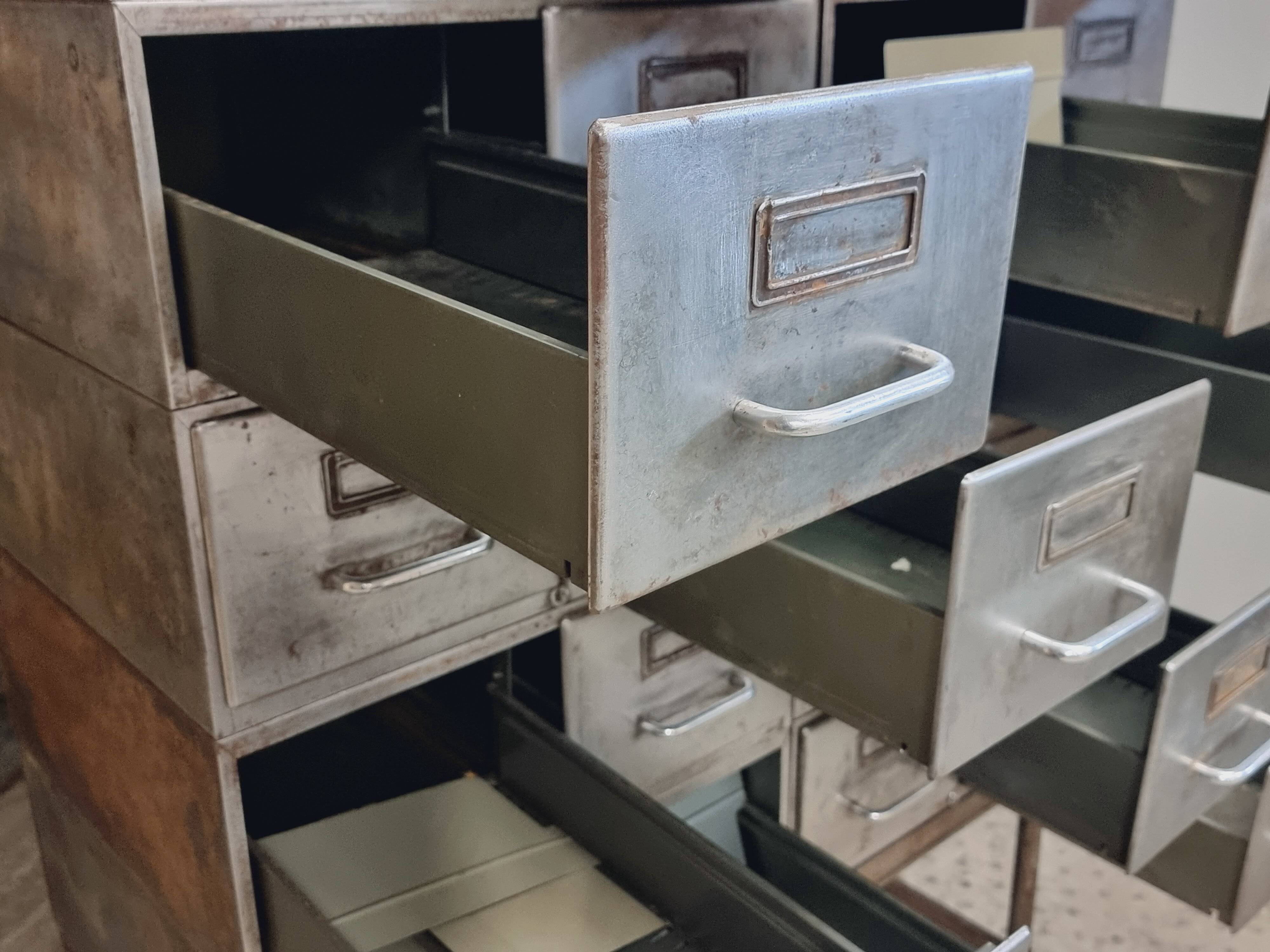 Industrial drawer cabinet filing cabinet hobby cabinet made of iron