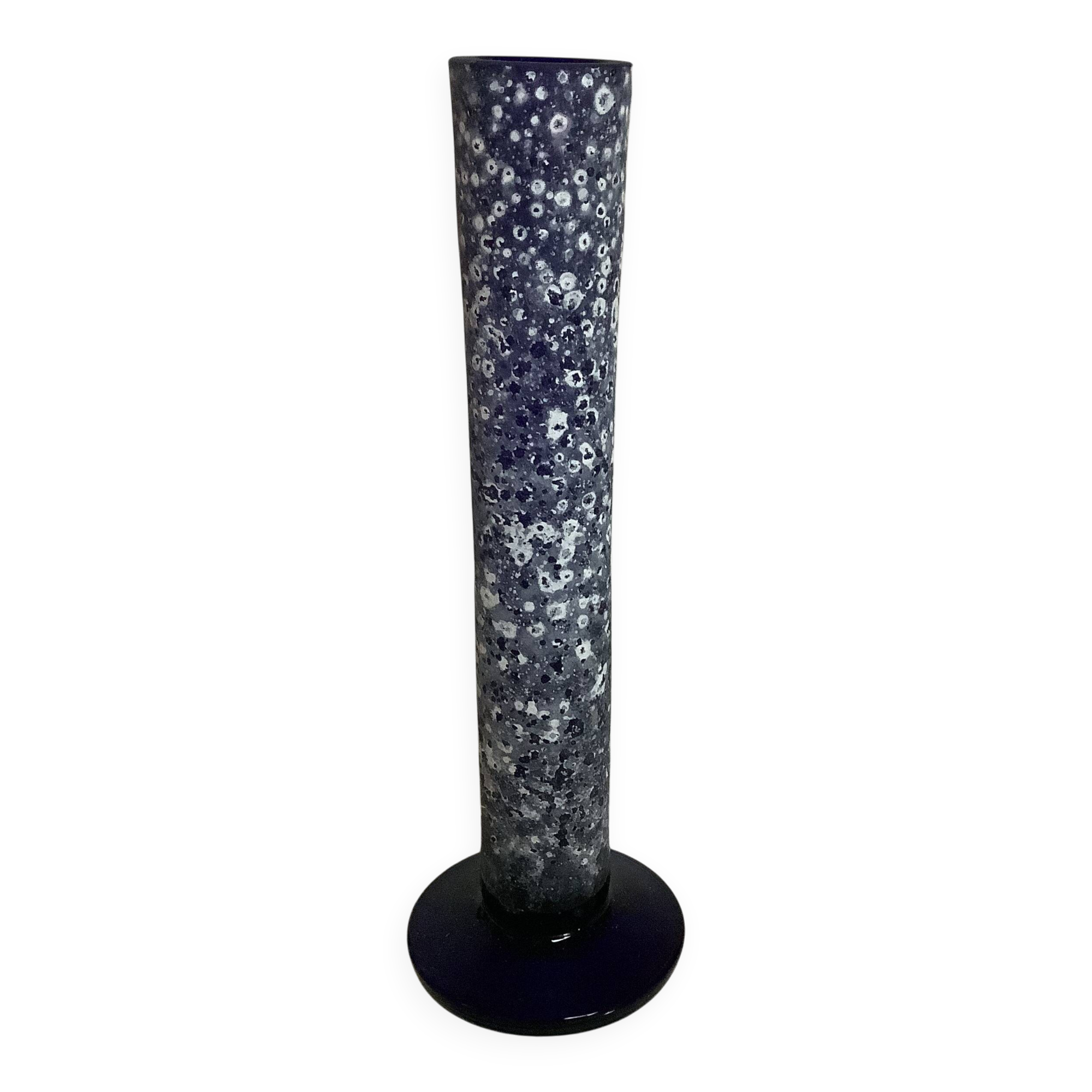 Large cobalt blue Scavo soliflore vase