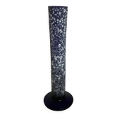 Grand vase soliflore Scavo bleu cobalt