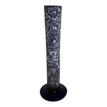 Large cobalt blue Scavo soliflore vase