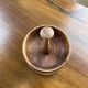 Wooden cocktail dish