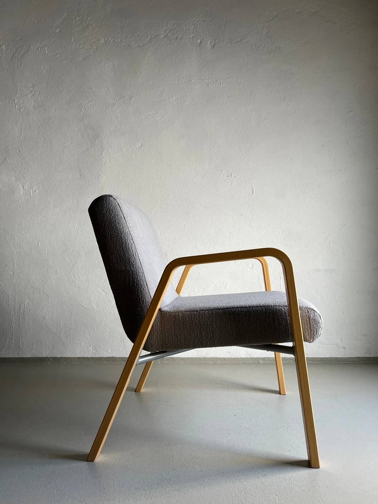 Fauteuil scandinave gris | Années 1980