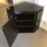 Vintage black lacquer notch