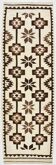 Geometric kilim runner rug,107x325cm