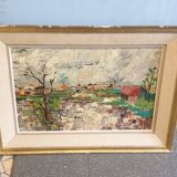 Huile sur panneau