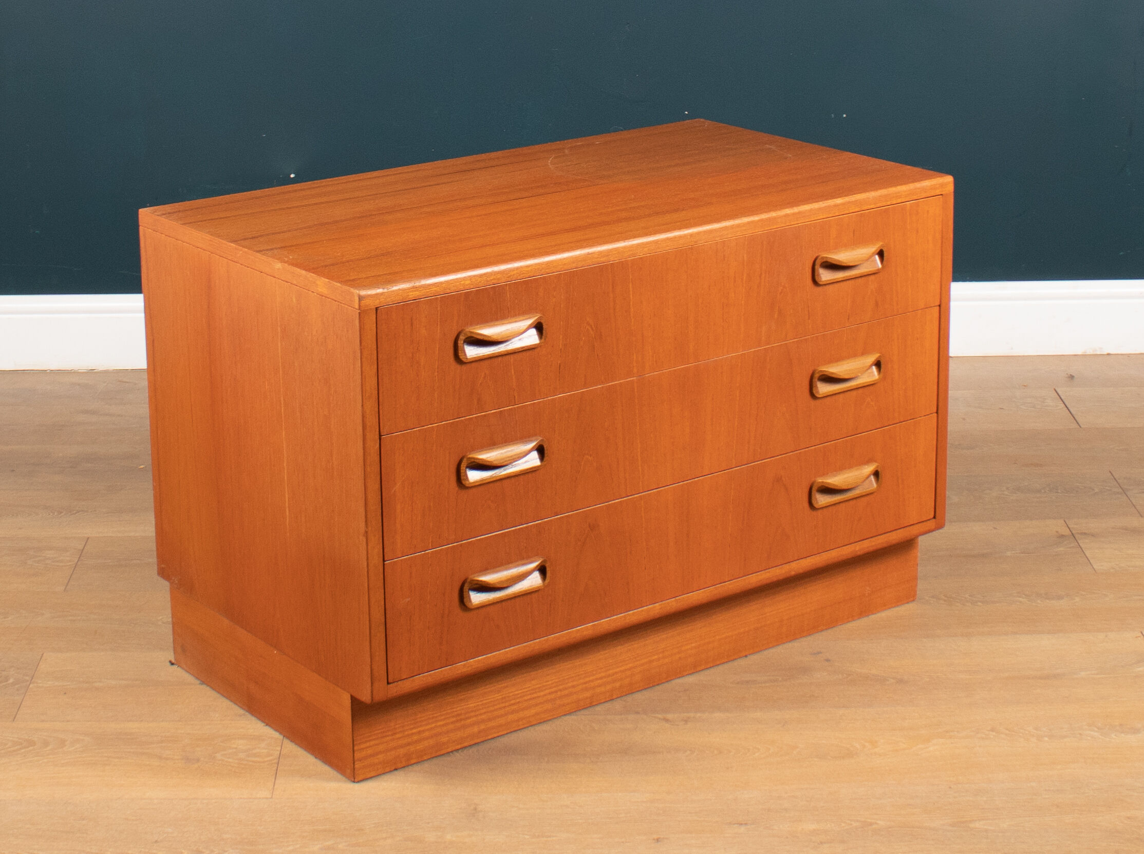 Retro teak 1960s g plan fresco chest of drawers