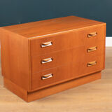 Retro teak 1960s g plan fresco chest of drawers