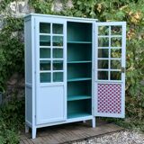 Vintage 1960s Parisian glass cabinet