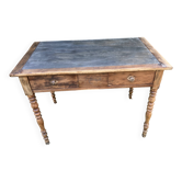 Petit bureau ancien - belle patine - 99 x 60